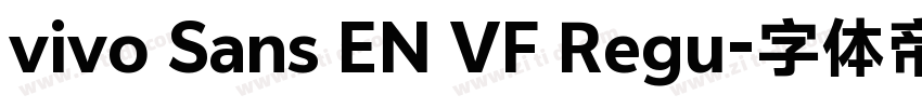 vivo Sans EN VF Regu字体转换